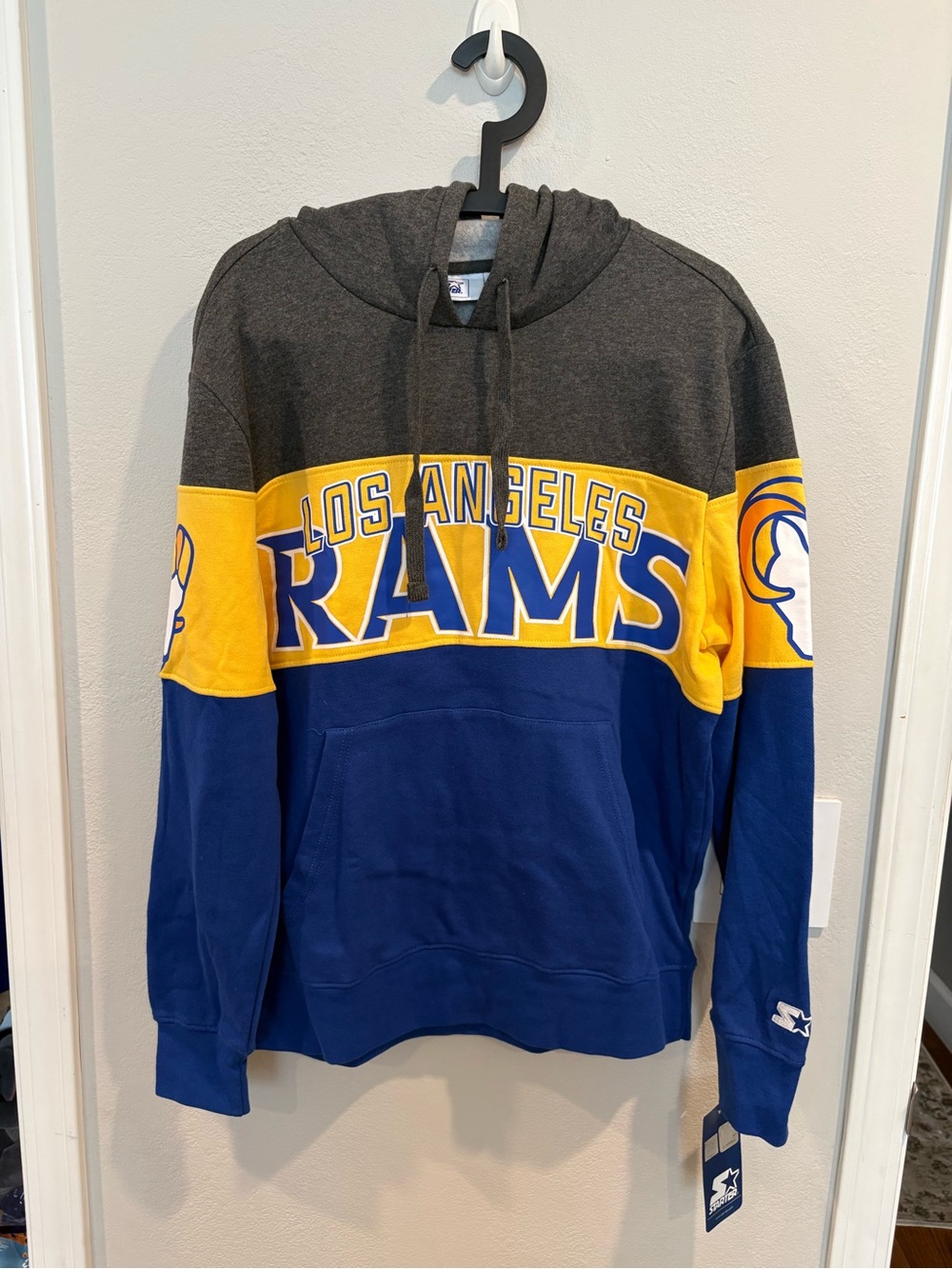 Los Angeles Rams Starter Pullover Sweatshirt Men’s Size Medium NWT $75